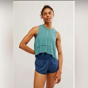 NWT Free People Movement Tempo Tank in Midnight Jade MEDIUM